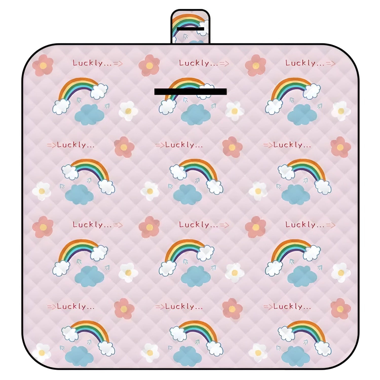 Fällbar Baby-spelmatta – Vattentålig och Polstret | Ideal för Strand &amp; Picknick