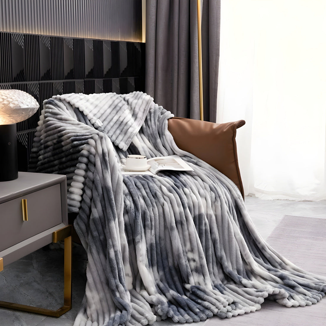 FlannelDream Blanket - Tie Dye Flanell Fleece-Blanket