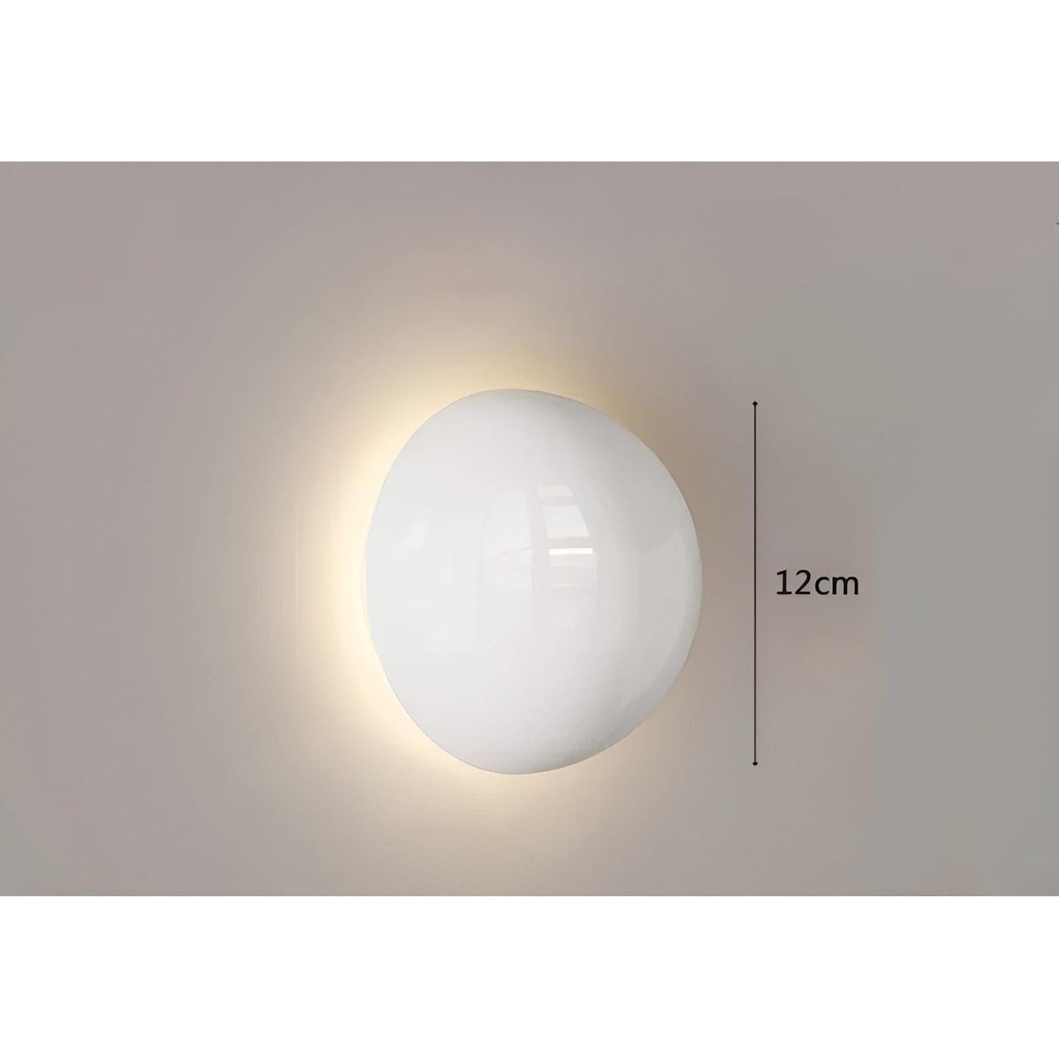 GlowCircle Light - Nordisk Rund Metall Vägglampa