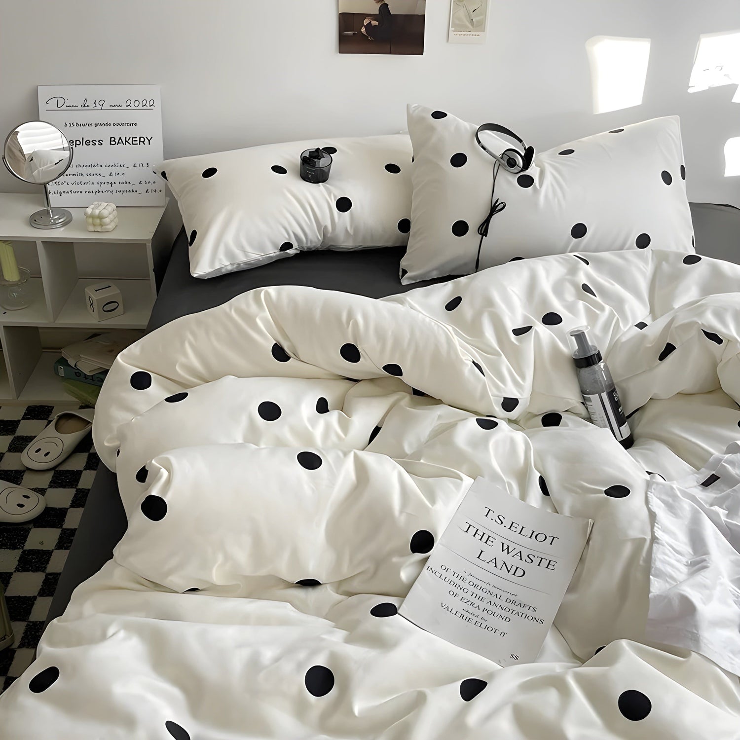 PureLoom Sängkläder Set - Modernt hudvänligt sängkläder set (1 täcke + 1 lakan + 2 örngott)