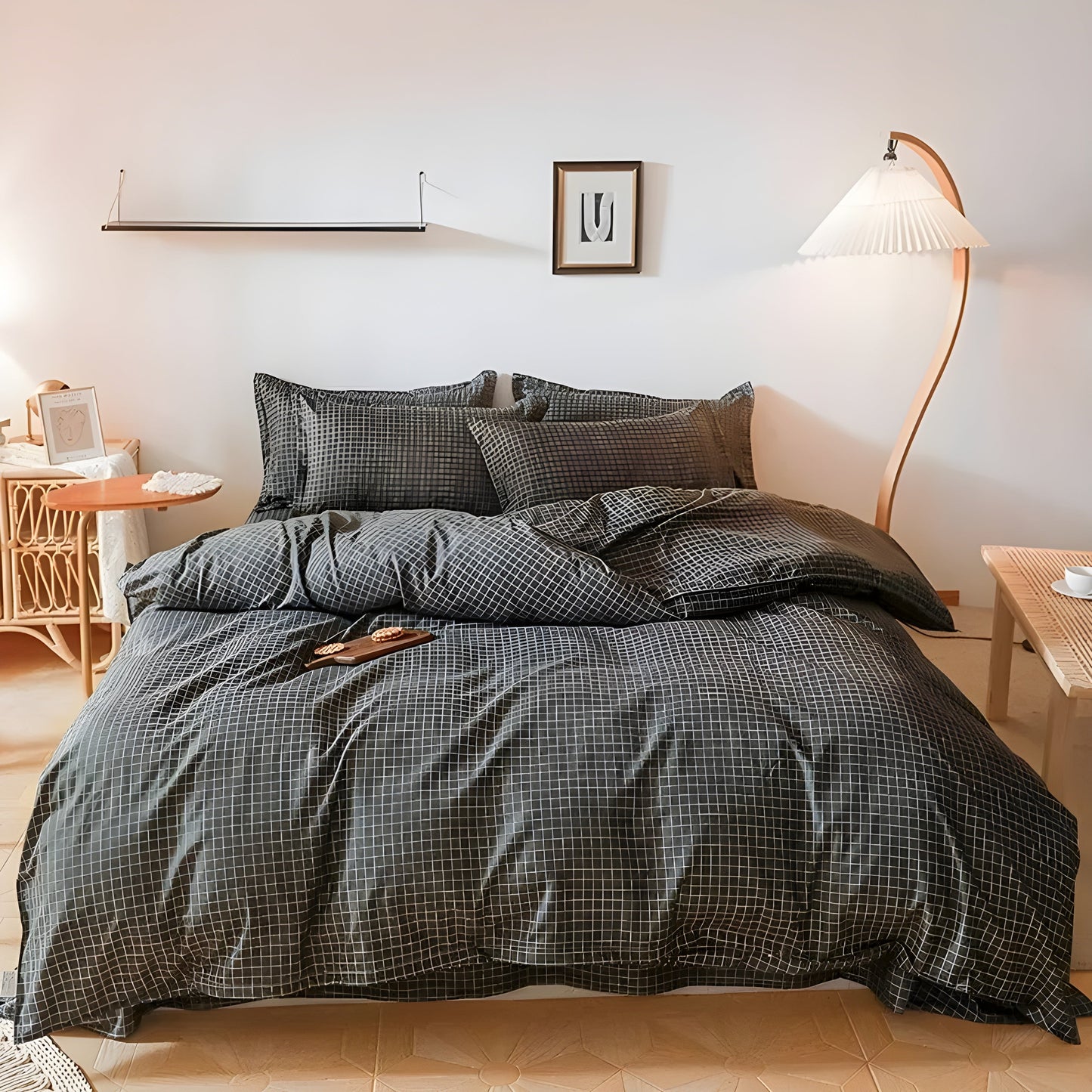 CheckeredDream sängklädesset - Avslappnad rutig sängklädesset