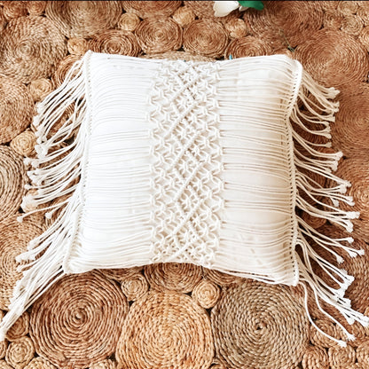 LushWeave Cover - Handgjord bohemisk kuddfodral