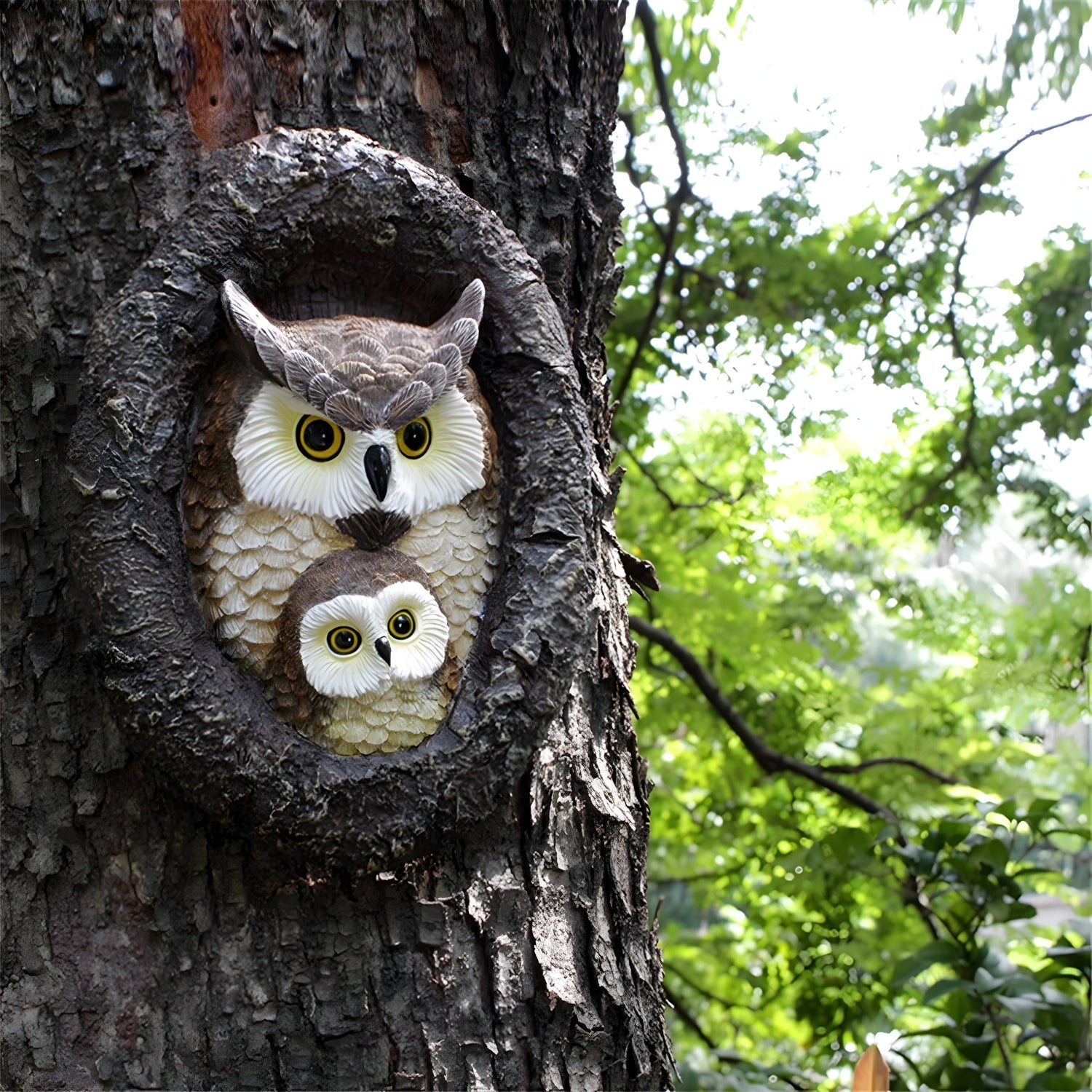 MysticOwl Ornament – Dekorativ Ugglestaty i Resin