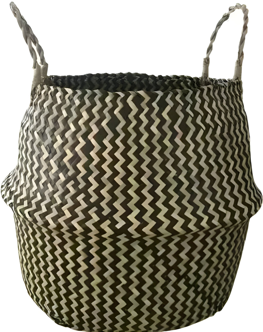 EcoHaven Korg - Fällbar Handgjord Rattan Vävd Blomkorg