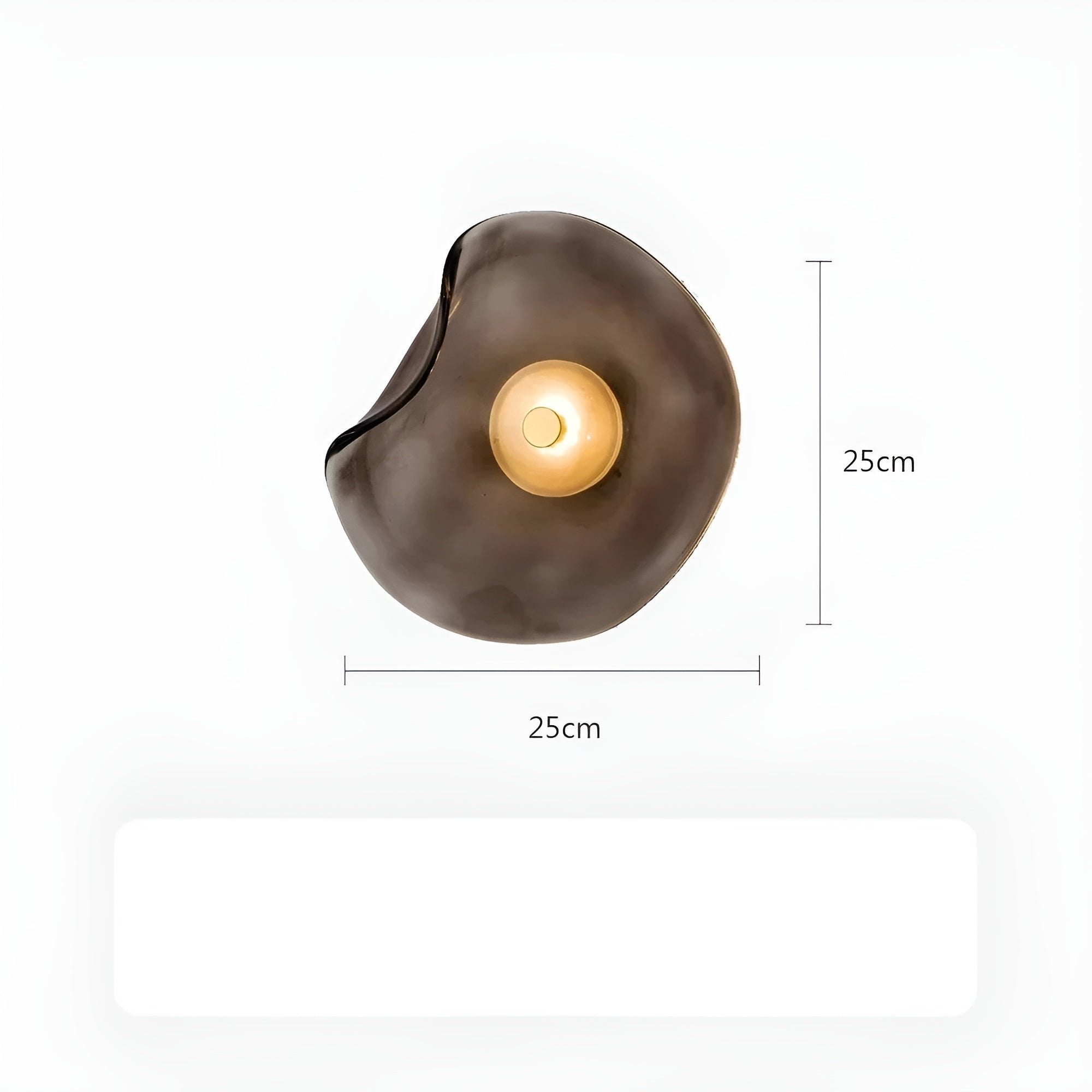AmbientGlass Light - Modern Minimalistisk Glasvägglampa