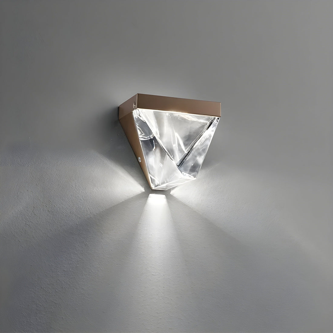 LumiCrystal Light - Minimalistisk kristall-LED-korridor-taklampor