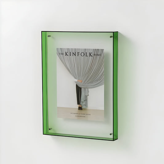 Akrylbladram – Transparent och Färgad, Modern Skydd för Fotografier