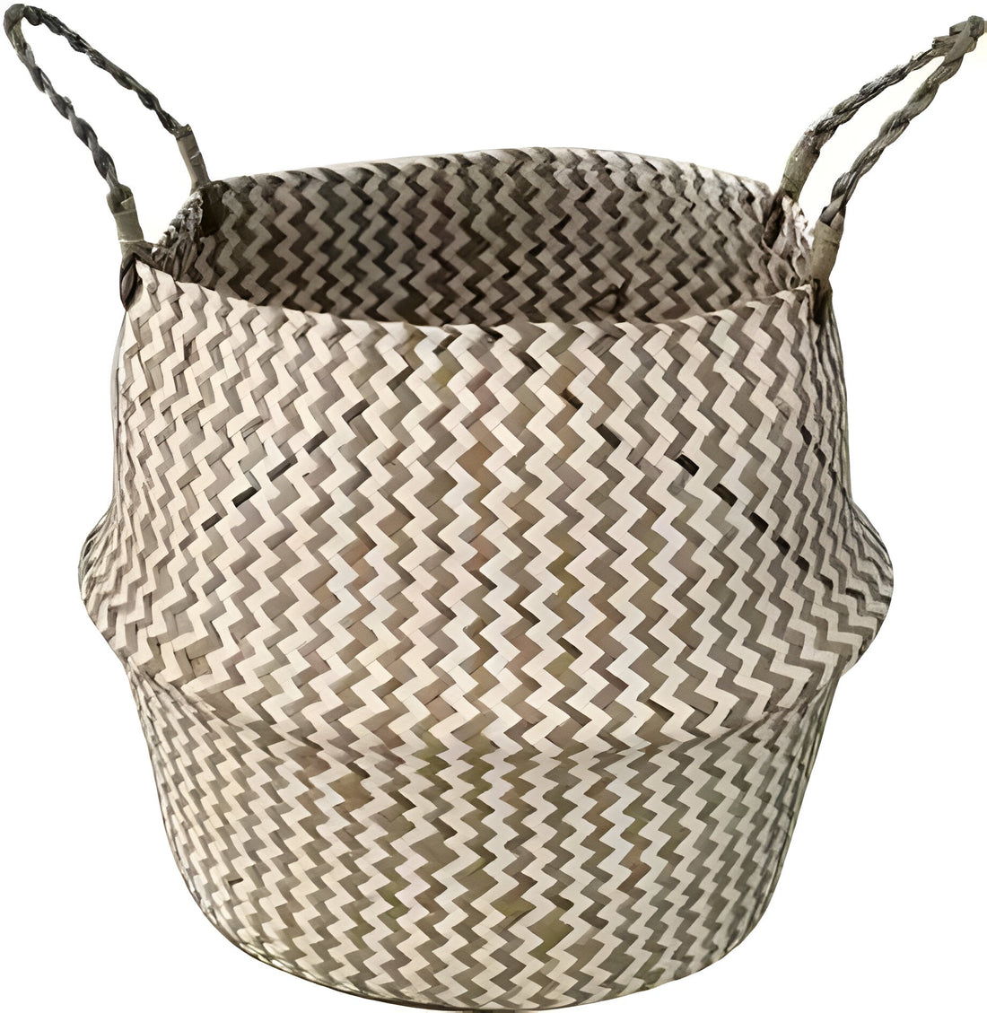 EcoHaven Korg - Fällbar Handgjord Rattan Vävd Blomkorg