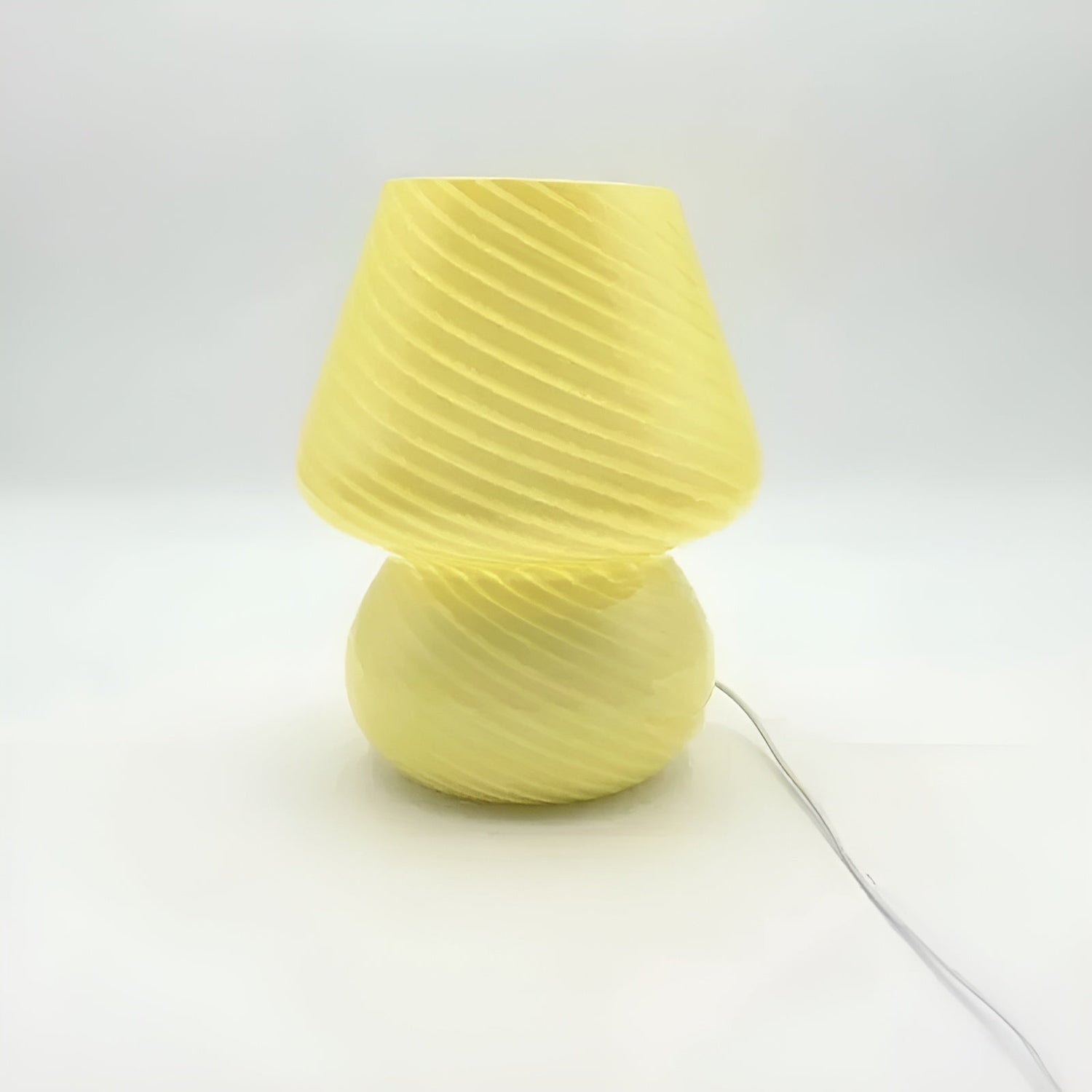 BedsideAura Lampa - Dekorativ Glasbordslampa