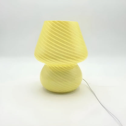 BedsideAura Lampa - Dekorativ Glasbordslampa