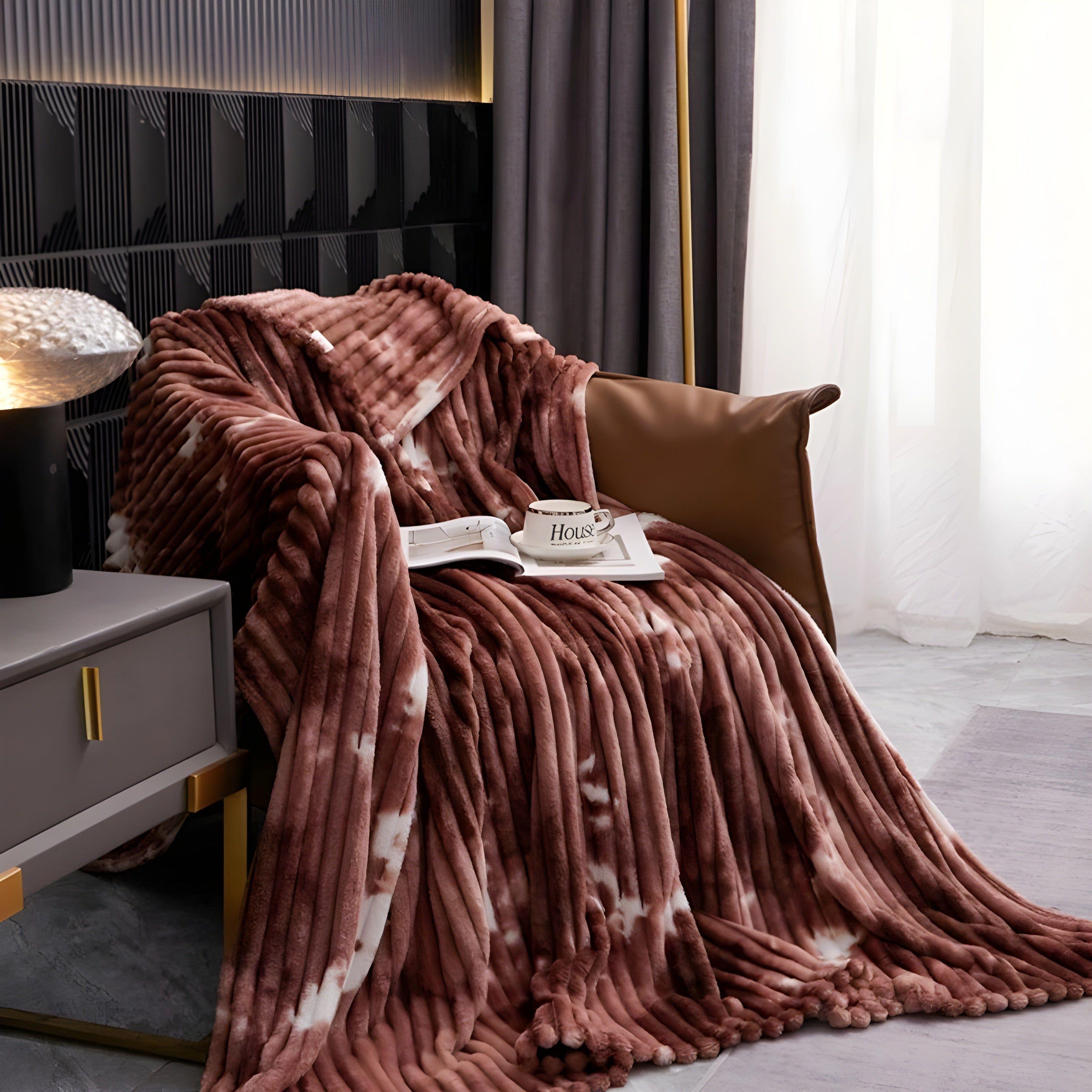 FlannelDream Blanket - Tie Dye Flanell Fleece-Blanket