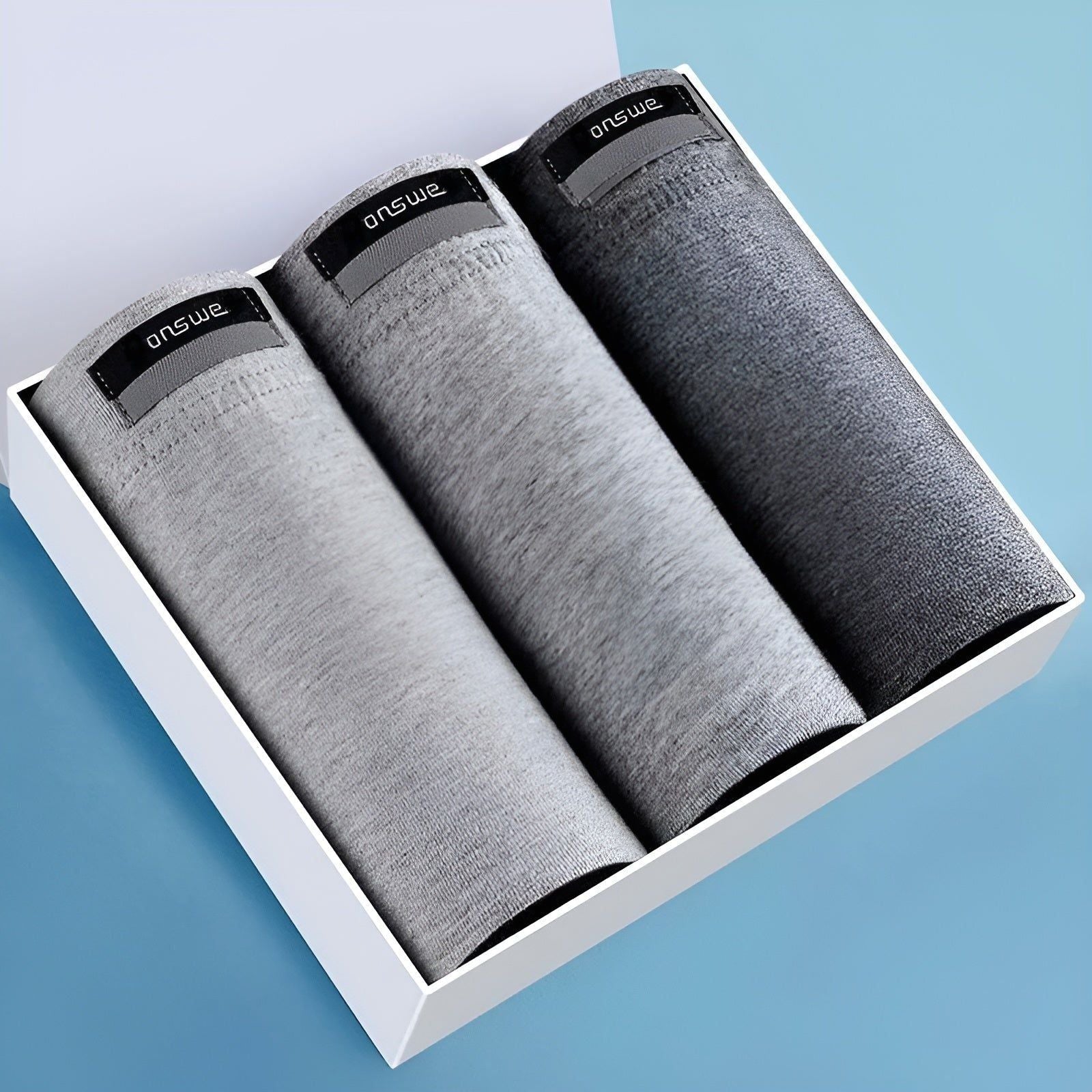 Amil Underwear - Andningsbara bomullsboxershorts för män