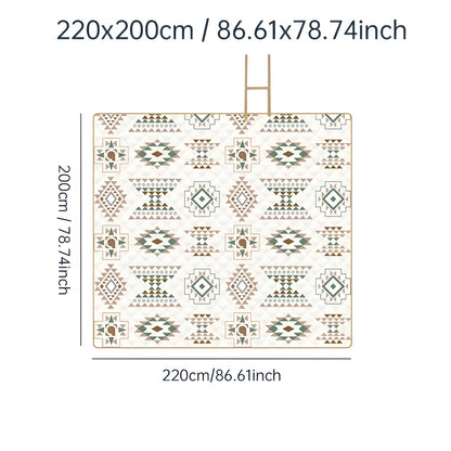 Picknickfilt med rutigt mönster – Vattentålig &amp; Fällbar | Idealisk för Park, Strand &amp; Camping