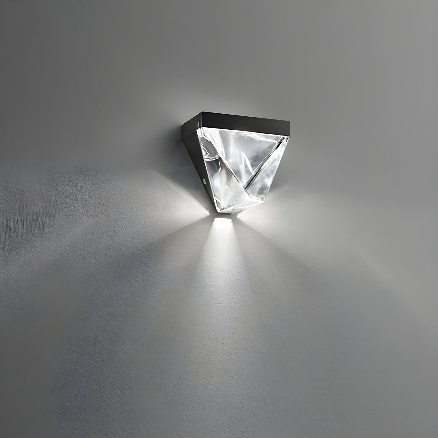 LumiCrystal Light - Minimalistisk kristall-LED-korridor-taklampor