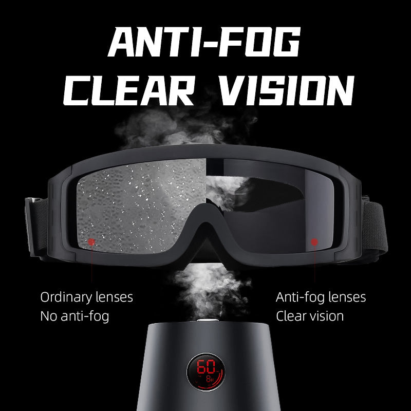 Royaleva Anti-Fog och Fit Over Glasögon Motorcykel Goggles