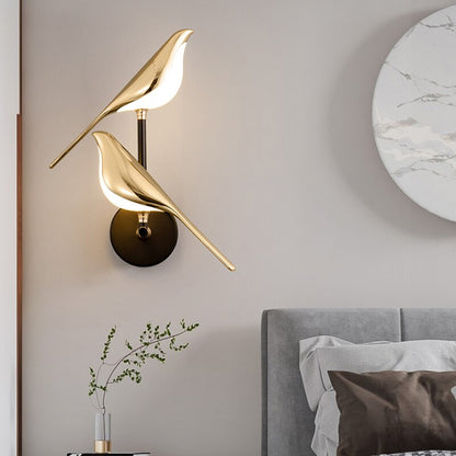 VogelLicht - Skandinavisk LED-fågel vägglampa