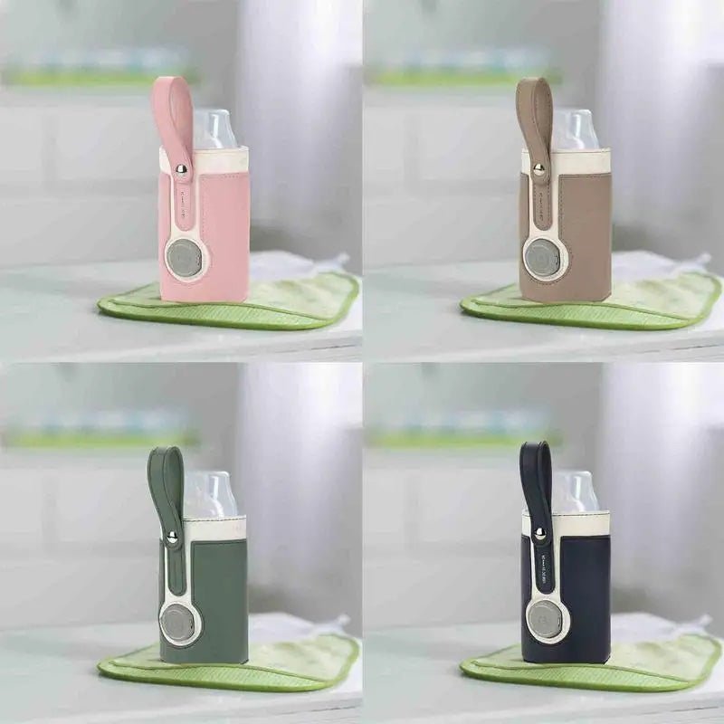 Mamago Pro - Bärbar babyflaskevärmare, skötväska och rese-säng i ett