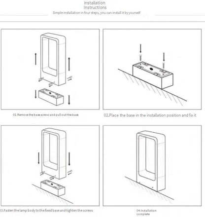 Moderna LED Pollerljus i aluminium – Väderbest belysning för trädgård i svart eller grå | För terrass, väg &amp; ingångsområde