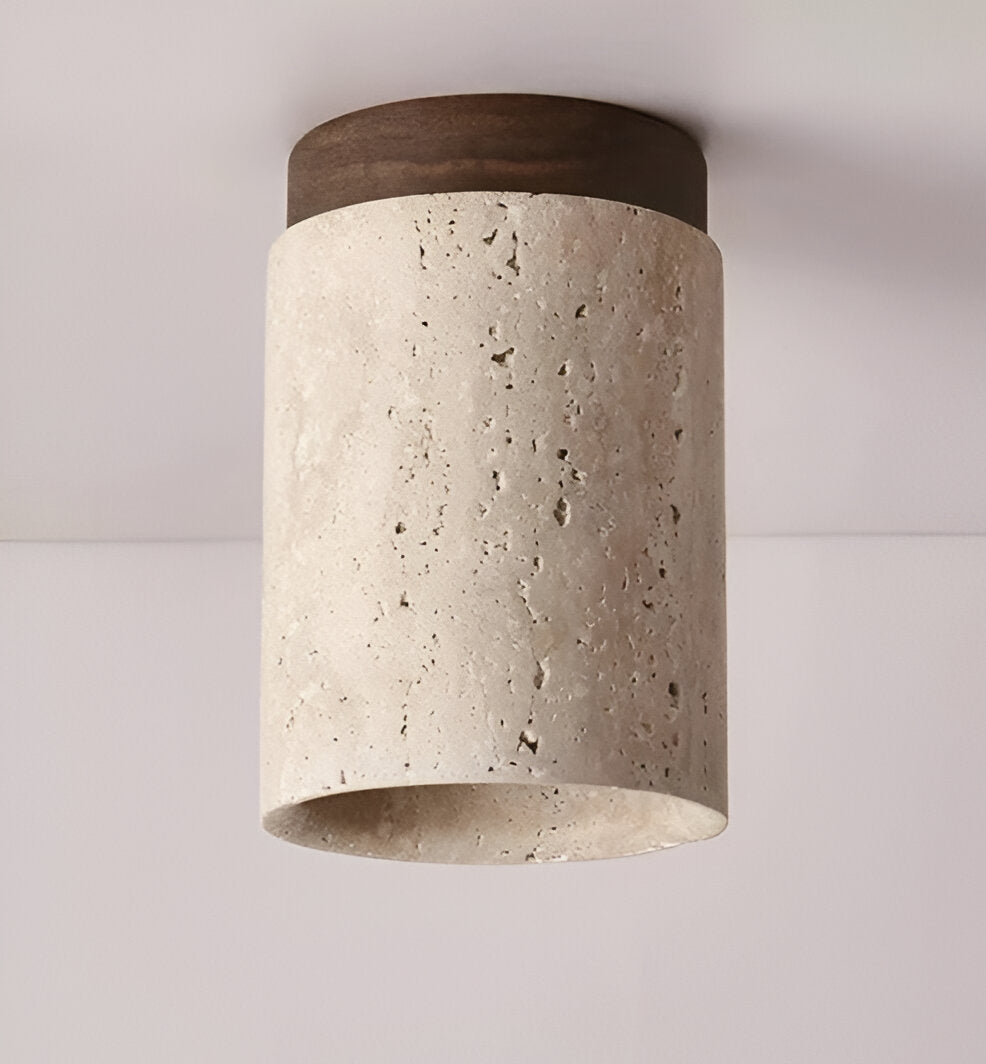 Marmor &amp; Trä Inbyggd Spotlight för Elegant Belysning