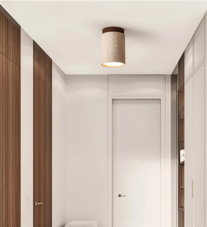 Marmor &amp; Trä Inbyggd Spotlight för Elegant Belysning