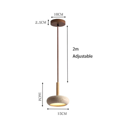 HaloStone Glow - LED Retro Stein Wabi Sabi Japansk Taklampa