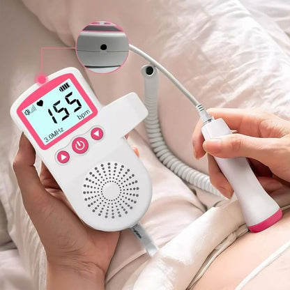 Fetal Doppler hjärtfrekvensmonitor med LCD-display