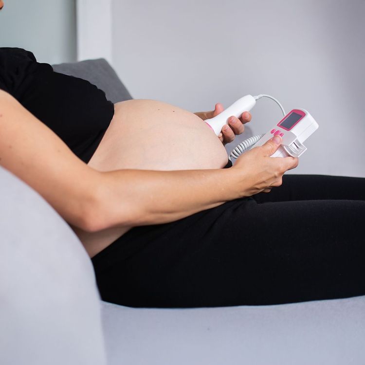 Fetal Doppler hjärtfrekvensmonitor med LCD-display