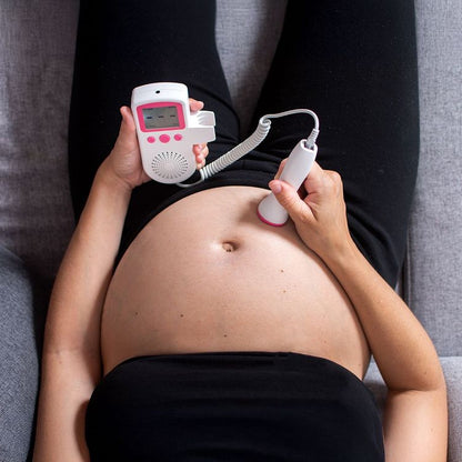 Fetal Doppler hjärtfrekvensmonitor med LCD-display