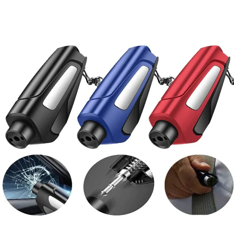 Bil nödhammare med bälteskärbar – Kompakt säkerhetshammare för räddning &amp; flykt