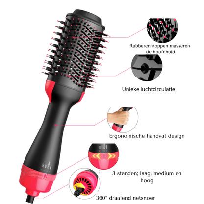 MELLA PROSTYLE - 4-i-1 Hårtork och Styler för ansträngningsfria frisyrer