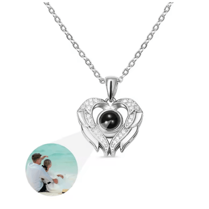 MEMORIA – Individuell foto-projektionskedja med hjärtanhängare