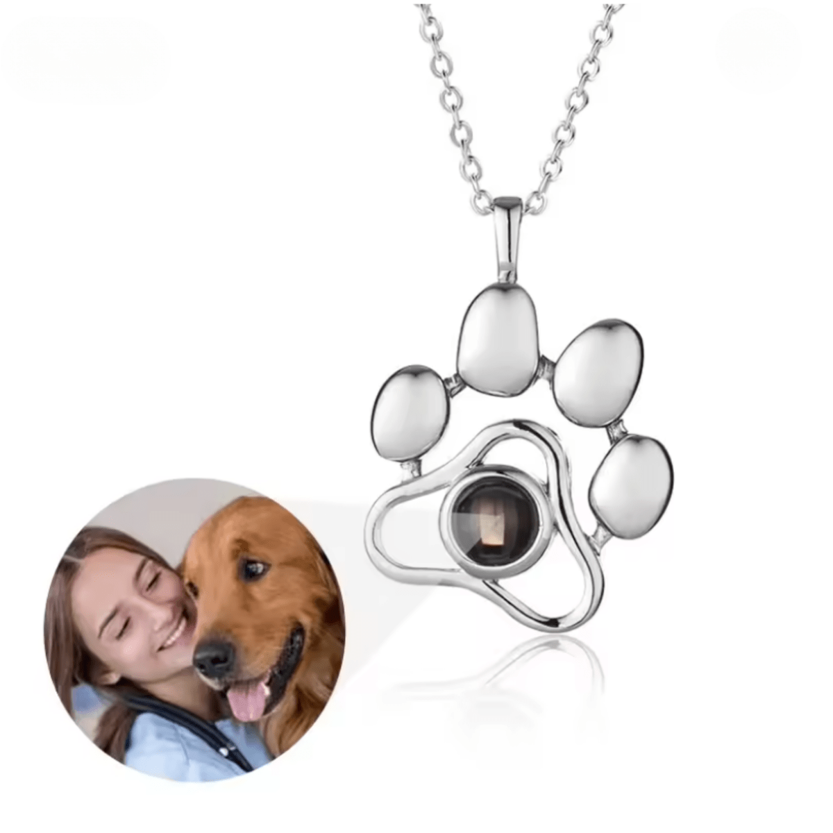 MEMORIA – Individuell foto-projektionskedja med hjärtanhängare