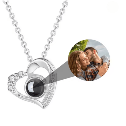 MEMORIA – Individuell foto-projektionskedja med hjärtanhängare