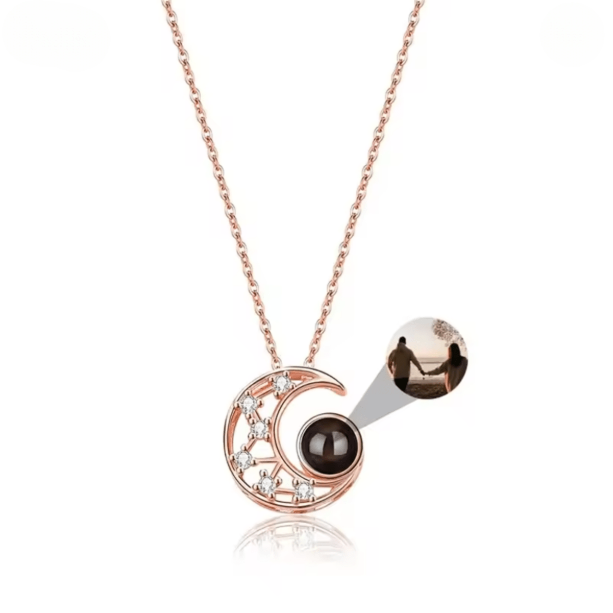 MEMORIA – Individuell foto-projektionskedja med hjärtanhängare