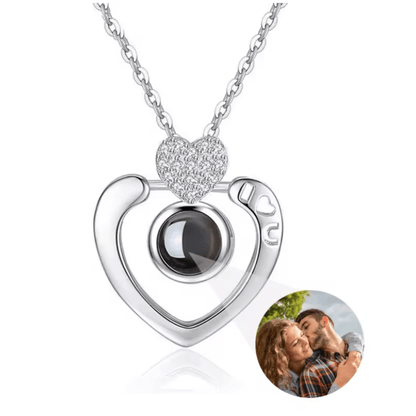 MEMORIA – Individuell foto-projektionskedja med hjärtanhängare