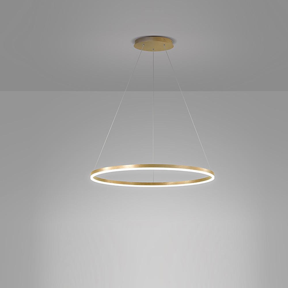 Modern svart LED hängande taklampa