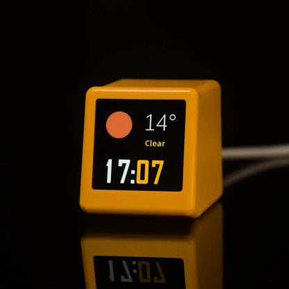 Mini Smart WIFI Multifunktion Klocka i Stilig Plast