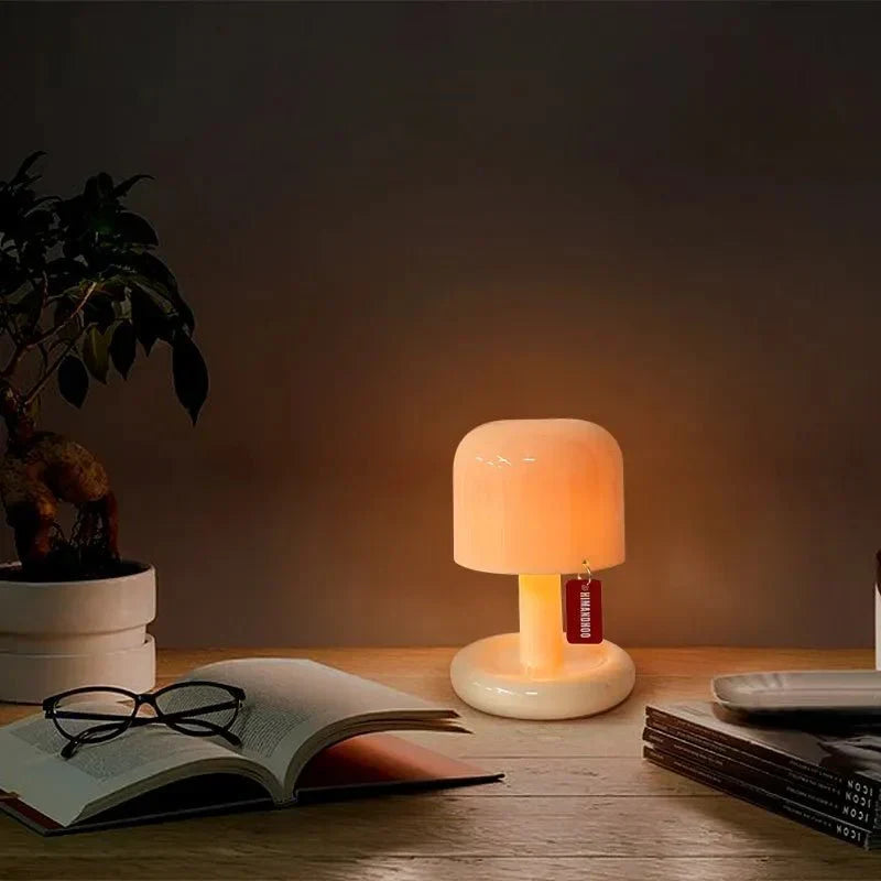 LumiShroom – Modern svamp LED nattlampa bordslampa