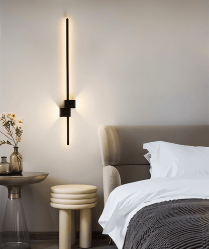 Minimalistisk LED-vägglampa - The Line - Modern &amp; elegant belysning