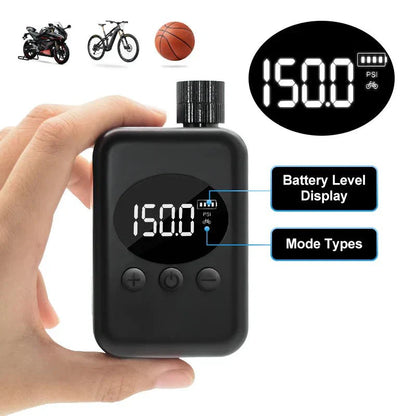 MiniPump 150 - Trådlös cykelpump med 150 PSI för MTB &amp; Outdoor