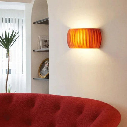 Art Deco Harp Ribbad Vägglampa – Stilig Modern Väggsconces