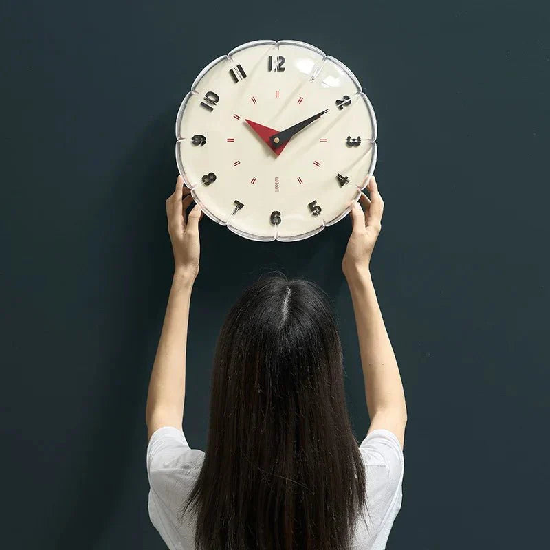 Carvallo - Konstnärlig väggklocka inspirerad av bubblor i modern stil