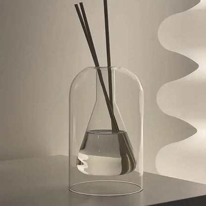 Modern glas aromaterapi diffusor flaska - minimalistisk design