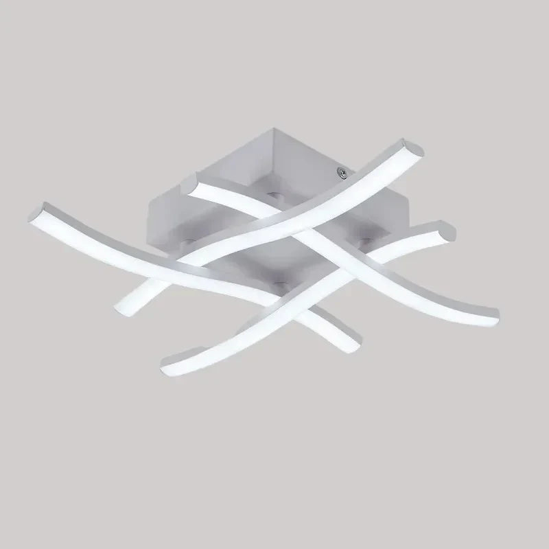 Carvallo - Taklampa med flytande böjd design och mjukt trefärgat ljus