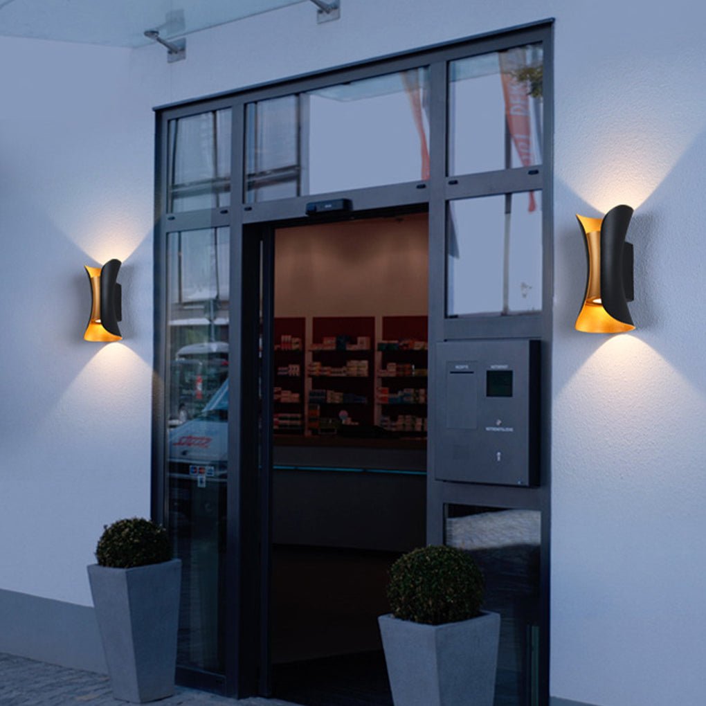 Utomhus Vägglampa Vattentålig Modern LED Väggkonsol