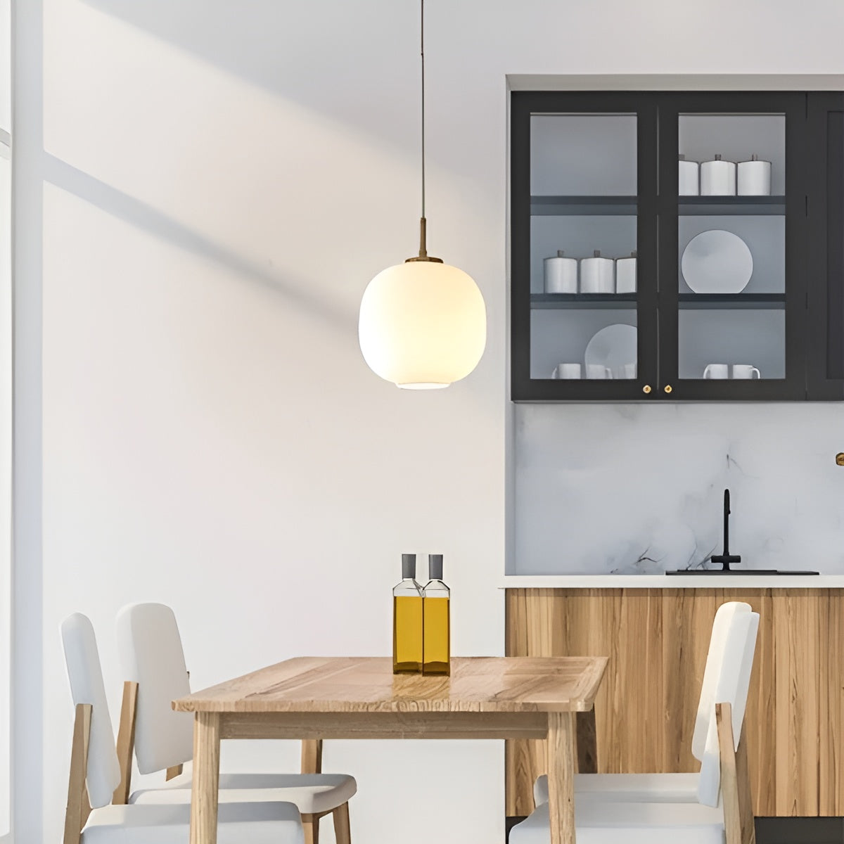 AuroraGlobe Ljus - Nordisk Glas-Kula LED Pendelarmaturer