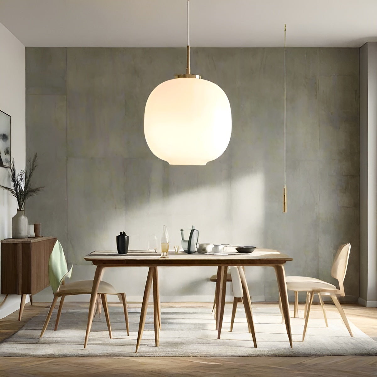 AuroraGlobe Ljus - Nordisk Glas-Kula LED Pendelarmaturer