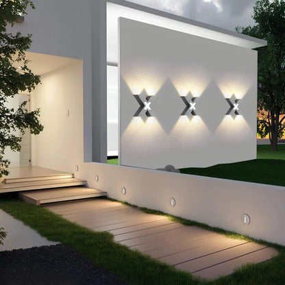 Carvallo Lumora Edge | Modernt design &amp; LED-teknologi | Vädertålig &amp; Energibesparande | För trädgård, terrass &amp; ingång