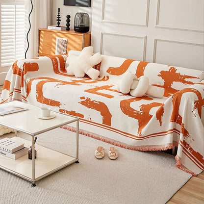 Monokrom Chic Sofföverdrag - Modernt, Stiligt &amp; Hållbart Soffskydd