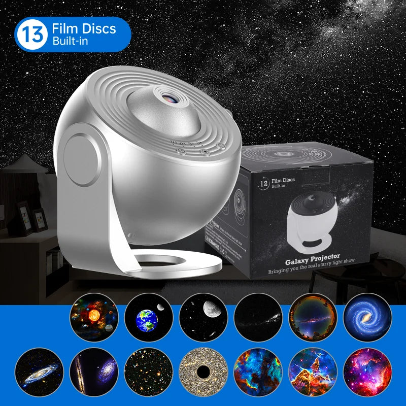 12 i 1 Nattljus Galaxy Projektor